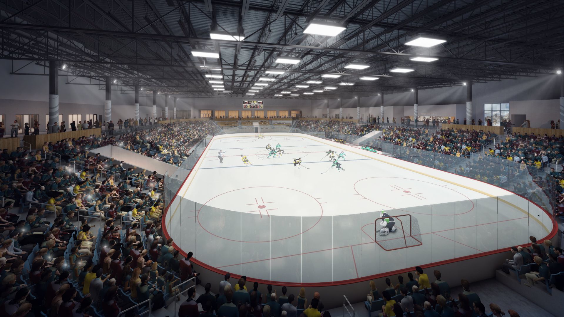 Blues practice facility rendering